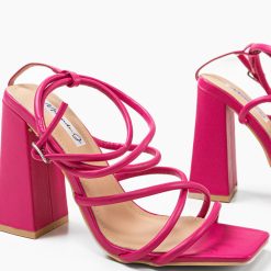 Sandale cu toc Amber Roz 4