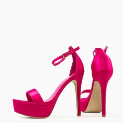 Sandale cu toc Bannist Fuchsia 7