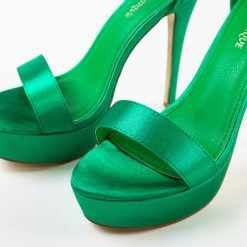 Sandale cu toc Bannist Verzi 6