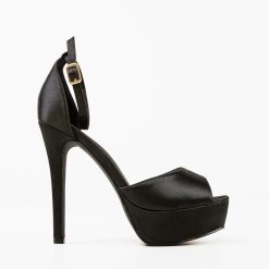 Sandale cu toc Euandro Negre 3