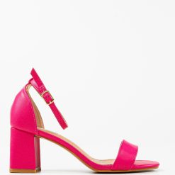 Sandale cu toc Ffion Fuchsia 2