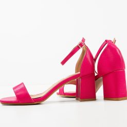 Sandale cu toc Ffion Fuchsia 3