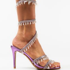 Sandale cu toc Heather Mov 5