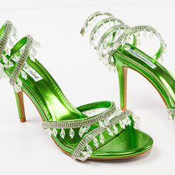 Sandale cu toc Heather Verzi 4