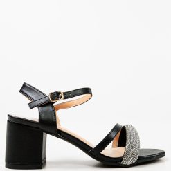 Sandale cu toc Helmi Negre 3