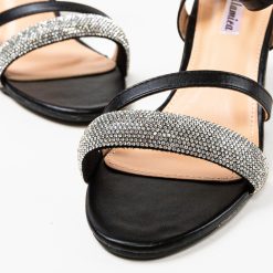 Sandale cu toc Helmi Negre 5