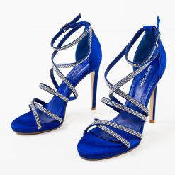 Sandale cu toc Higuel Albastre 5