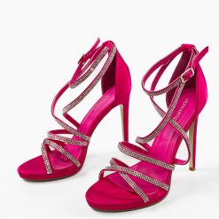 Sandale cu toc Higuel Fuchsia 5
