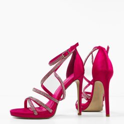 Sandale cu toc Higuel Fuchsia 7