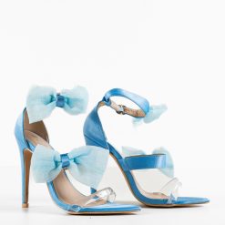 Sandale cu toc Jagoda Albastre 6