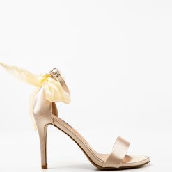 Sandale cu toc Jiske Bej 3