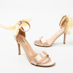 Sandale cu toc Jiske Bej 6