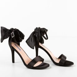 Sandale cu toc Jiske Negre 4