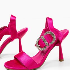 Sandale cu toc Joao Fuchsia 5 1