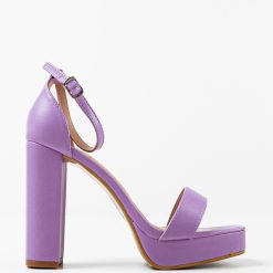 Sandale cu toc Jonas Mov 4