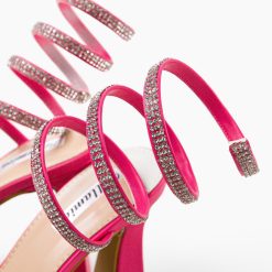 Sandale cu toc Keane Fuchsia 6