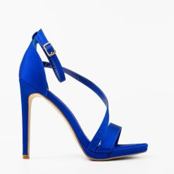 Sandale cu toc Lindon Albastre 3