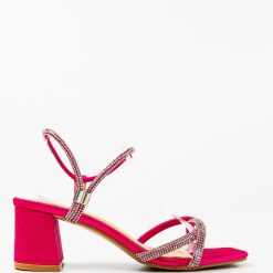 Sandale cu toc Lug Fuchsia 4