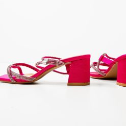 Sandale cu toc Lug Fuchsia 7