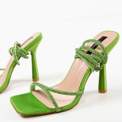 Sandale cu toc Luned Verzi 6