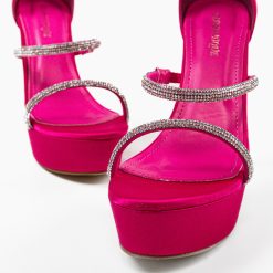 Sandale cu toc Miilla Fuchsia 5