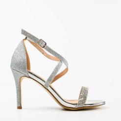 Sandale cu toc Mladenk Argintii 3