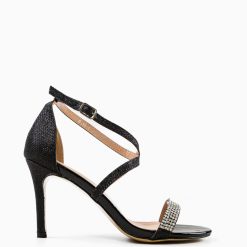 Sandale cu toc Mladenk Negre 3