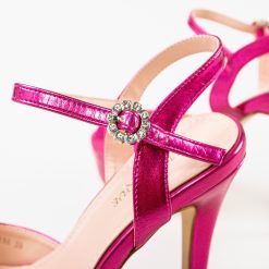 Sandale cu toc Moctez Fuchsia 6
