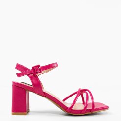 Sandale cu toc Mpho Fuchsia 3