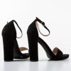 Sandale cu toc Oson Negre-Sandale cu toc-Sandale cu toc