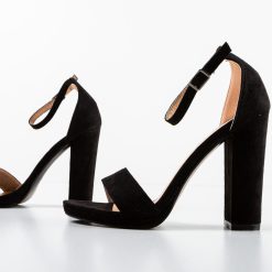 Sandale cu toc Oson Negre 5