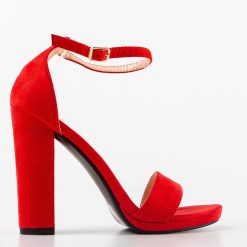 Sandale cu toc Oson Rosii 3