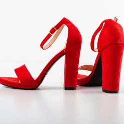 Sandale cu toc Oson Rosii 6