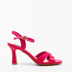 Sandale cu toc Pendo Fuchsia 4