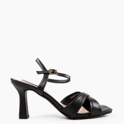 Sandale cu toc Pendo Negre 3