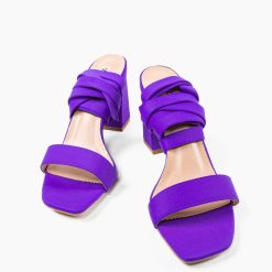 Sandale cu toc Photine Mov 6