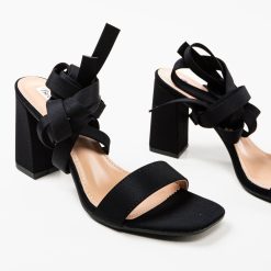 Sandale cu toc Photine Negre 4