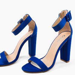 Sandale cu toc Rigmo Albastre 4