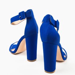 Sandale cu toc Rigmo Albastre 5