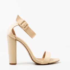 Sandale cu toc Rigmo Bej 3