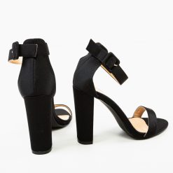 Sandale cu toc Rigmo Negre 5