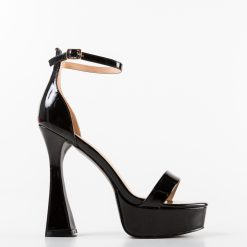 Sandale cu toc Roth Negre 4