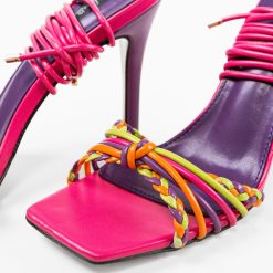 Sandale cu toc Sameera Multi 5