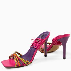 Sandale cu toc Sameera Multi 6