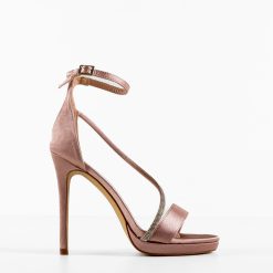 Sandale cu toc Sarai Roz 4