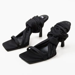 Sandale cu toc Septembe Negre 5