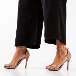 Sandale cu toc Seren Aurii 1