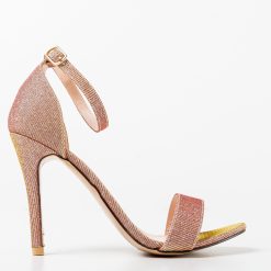 Sandale cu toc Seren Aurii 4