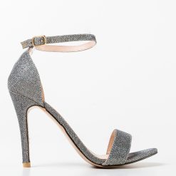 Sandale cu toc Seren Gri 4