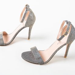 Sandale cu toc Seren Gri 6